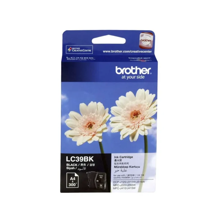Brother LC 39 Black Cartridge (LC39BK) Toner