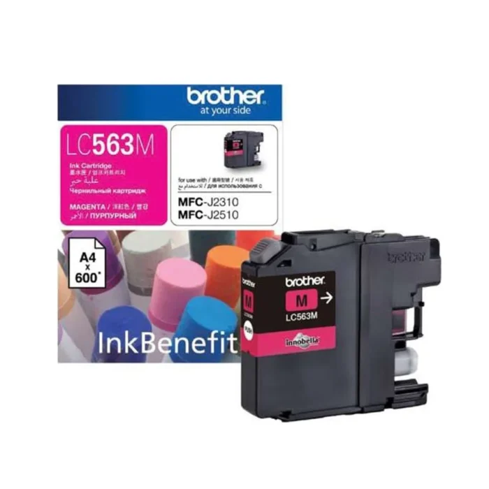 BROTHER LC 563 MAGENTA ORIGINAL INK CARTRIDGE, LC563M
