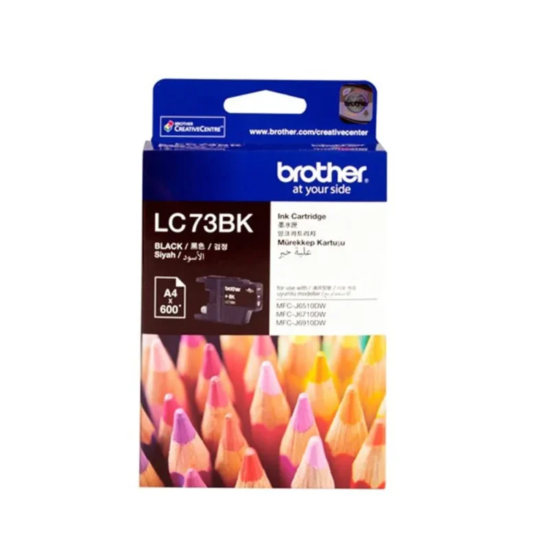 Genuine Brother LC73 Black Original Ink Cartridge, LC 73BK