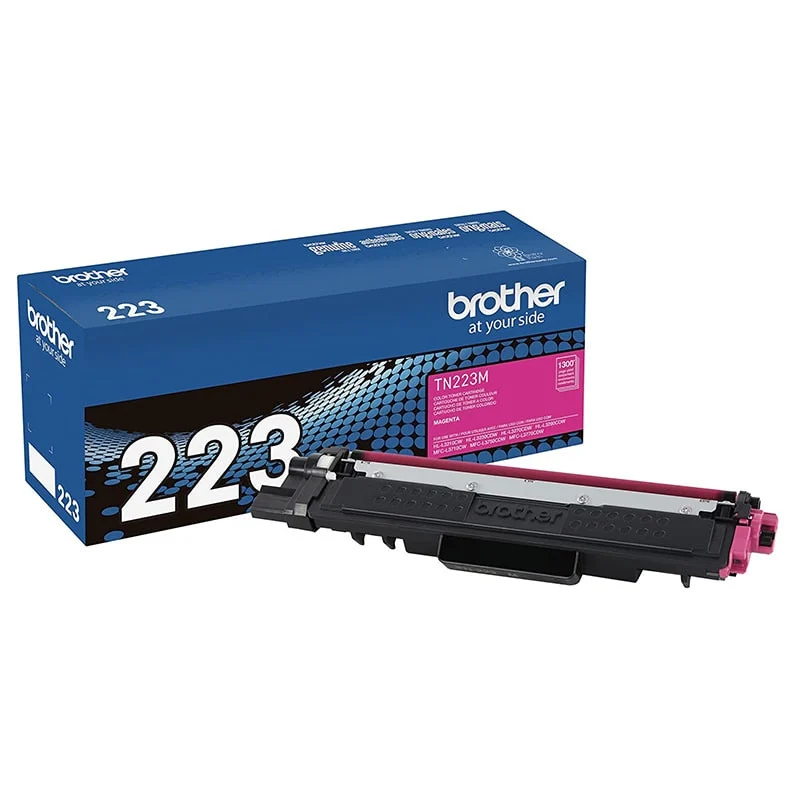 Brother TN-223 Magenta Original Toner Cartridge, TN-223M