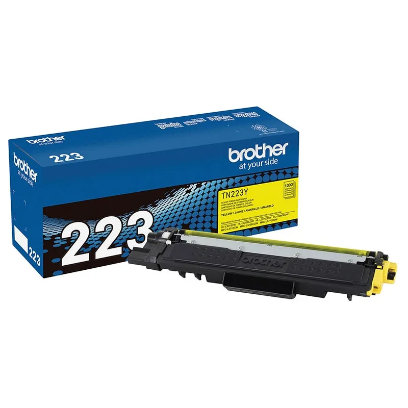 Brother TN-223 Yellow Original Toner Cartridge (TN-223Y)