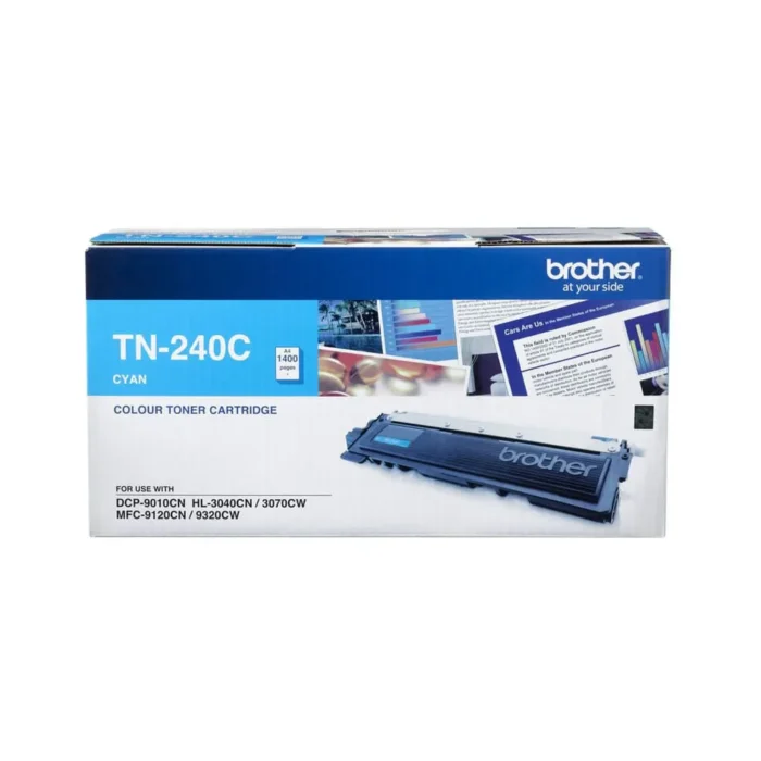 Brother TN 240 Cyan Toner Cartridge (TN240C) Toner