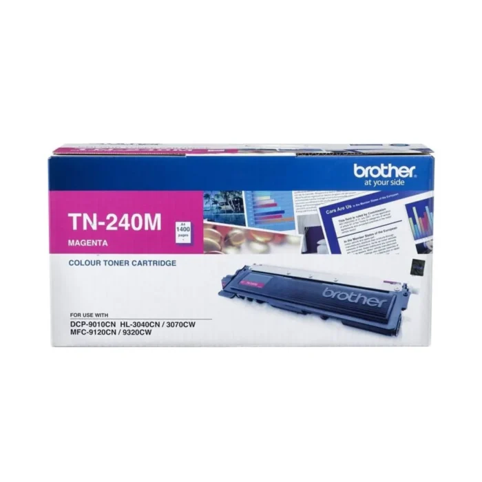 Brother TN 240 Magenta Toner Cartridge (TN240M) Toner