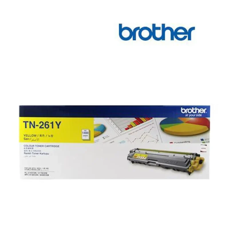 Brother TN 261 Yellow Toner Cartridge (TN261Y) Toner