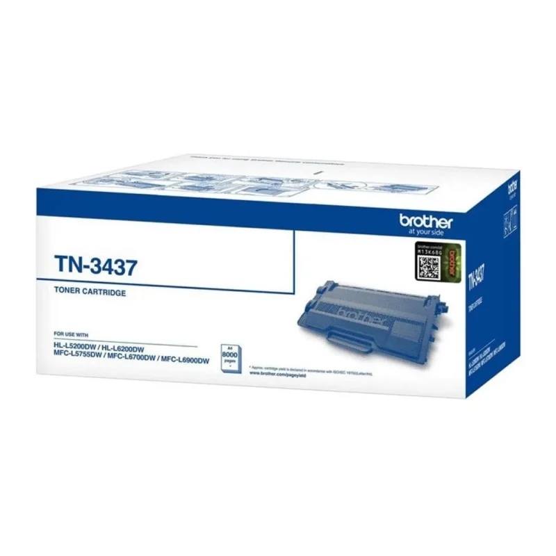 Brother TN-3437 Black Original Toner Cartridge