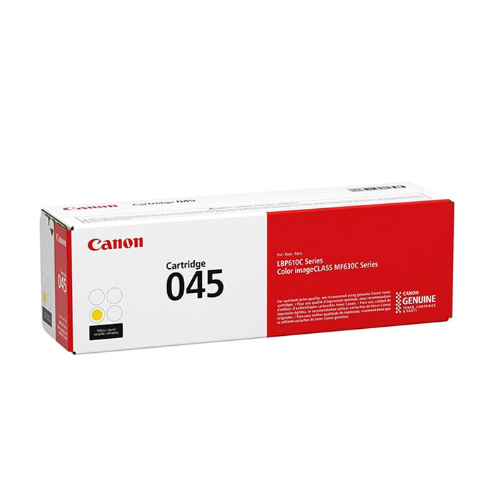 CANON 045Y Yellow Toner Cartridge, 1239C002