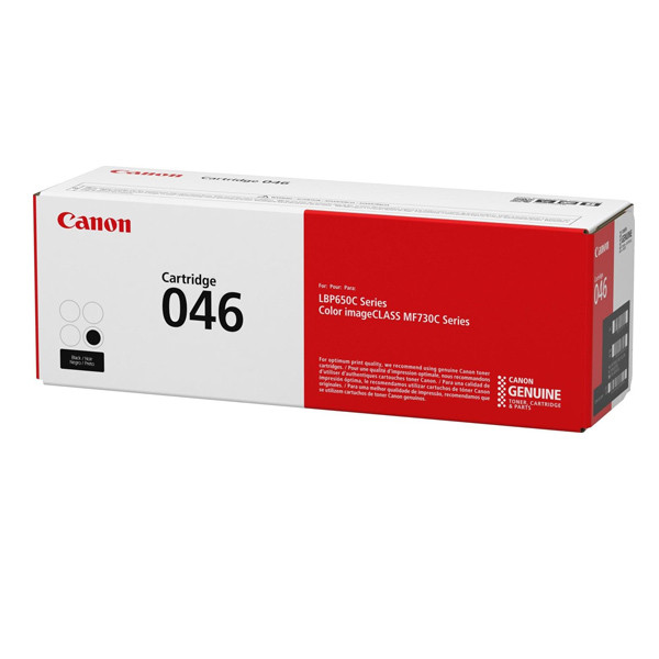 CANON 046 Black Original Toner Cartridge, 1250C002