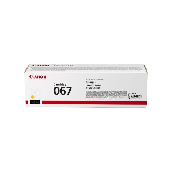 Canon 067 Yellow Compatible Toner Cartridge, 5099C002