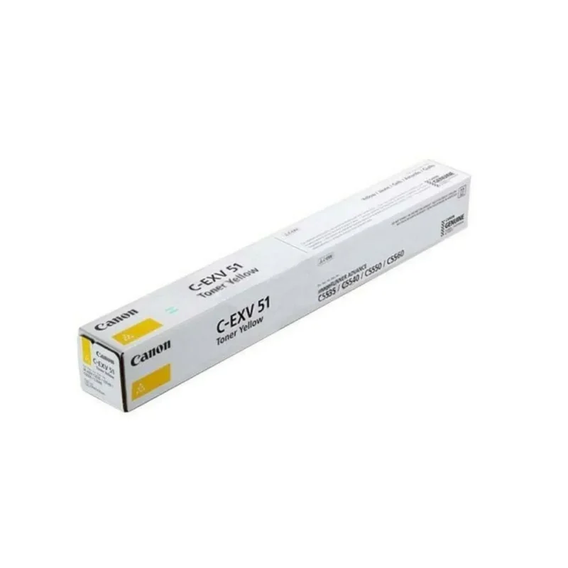 Genuine Yellow Canon C-EXV51 Toner Cartridge - (C-EXV51 Y)