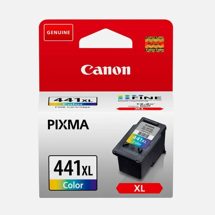 Canon Pixma CL-441XL High Yield C/M/Y Tri-Color Original Ink Cartridge, 5220B001