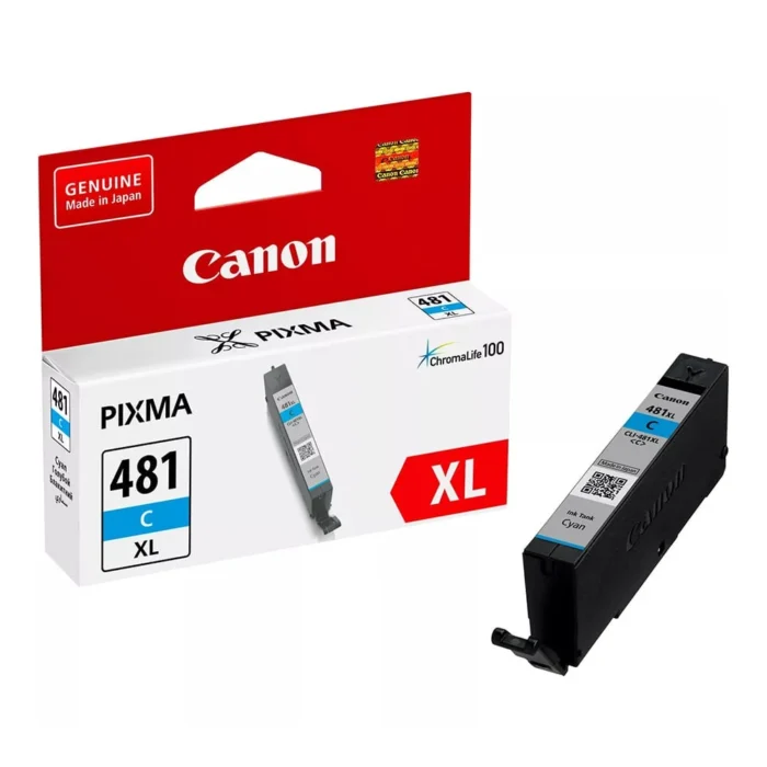 Canon Pixma CLI-481XL CYAN Original Ink Cartridge, 2044C001
