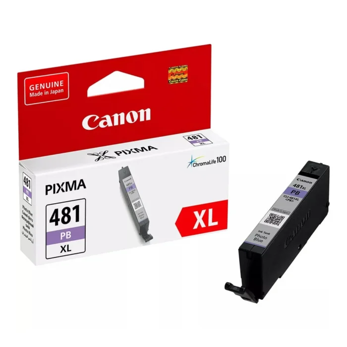 Canon Pixma CLI-481XL Photo Blue (Pb) Original Ink Cartridge, 2048C001