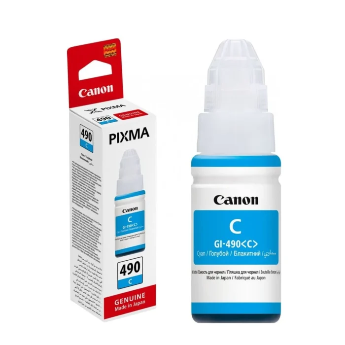 Canon GI-490 Original Cyan Ink Bottle