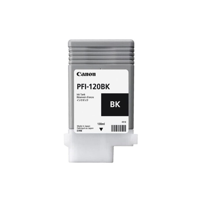 CANON PFI-120BK Black Original Ink Tank Cartridge - 130ML