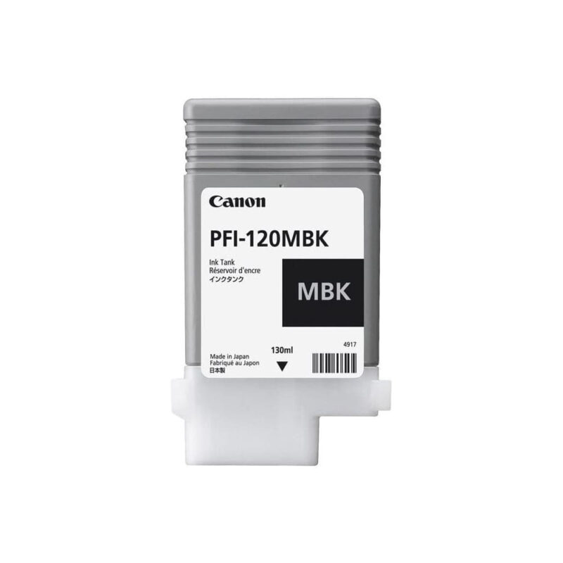 CANON PFI-120MBK Matte Black Original Ink Tank Cartridge - 130ML