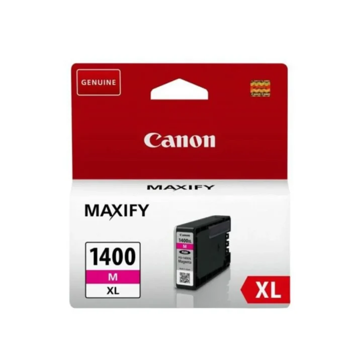Canon PGI-1400XL High Yield Magenta Original Ink Cartridge, 9203B001