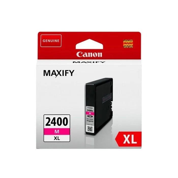 Canon PGI-2400XL High Yield Magenta Original Ink Cartridge, 9275B001