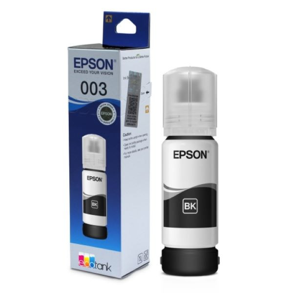 EPSON 003 Black EcoTank Original Ink Bottle, 003 BK