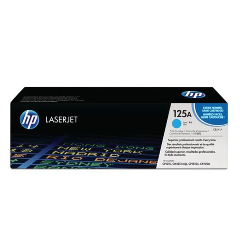 HP 125A Cyan Original Laserjet Toner Cartridge, CB541A
