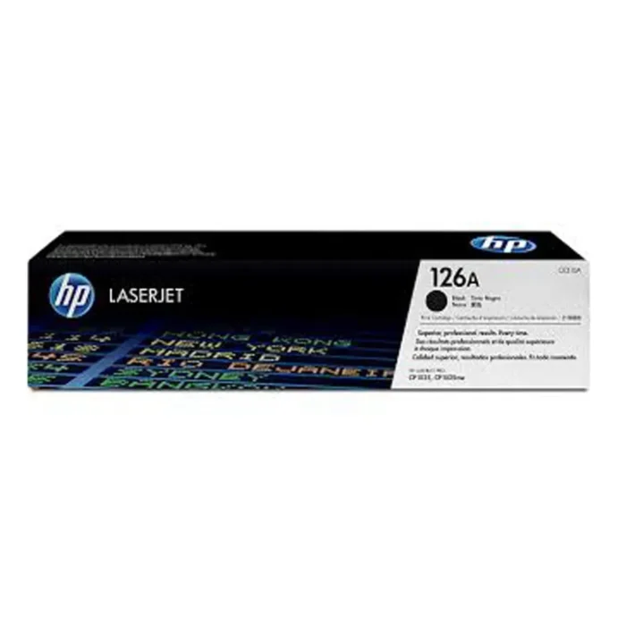 HP 126A Black Original Laserjet Toner Cartridge, CE310A