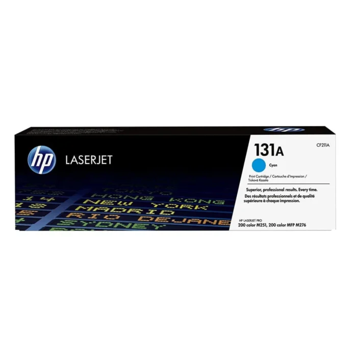 HP 131A Cyan Original Laserjet Toner Cartridge, CF211A
