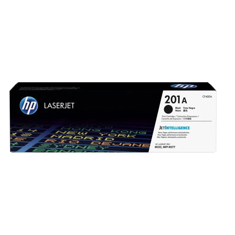 HP 201A Black Original Laserjet Toner Cartridge, CF400A