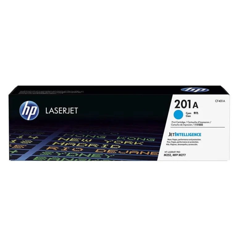 HP 201A Cyan Original Laserjet Toner Cartridge, CF401A