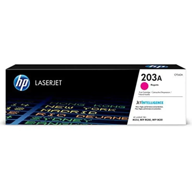 HP 203A Magenta Original Laserjet Toner Cartridge, CF543A