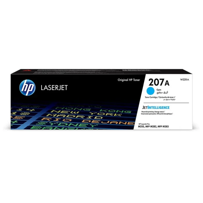 HP 207A Cyan Original Laserjet Toner Cartridge, W2211A