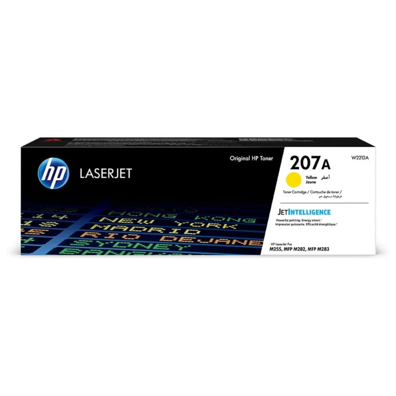 HP 207A Yellow Original Laserjet Toner Cartridge, W2212A