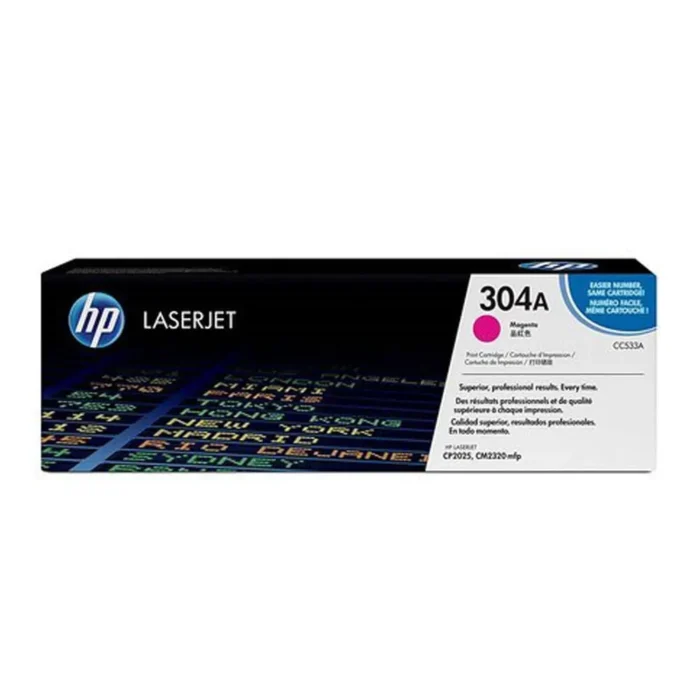 HP 304A Magenta Original Laserjet Toner Cartridge, CC533A