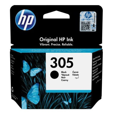 HP 305 Black Original Ink Cartridge, 3YM61AE