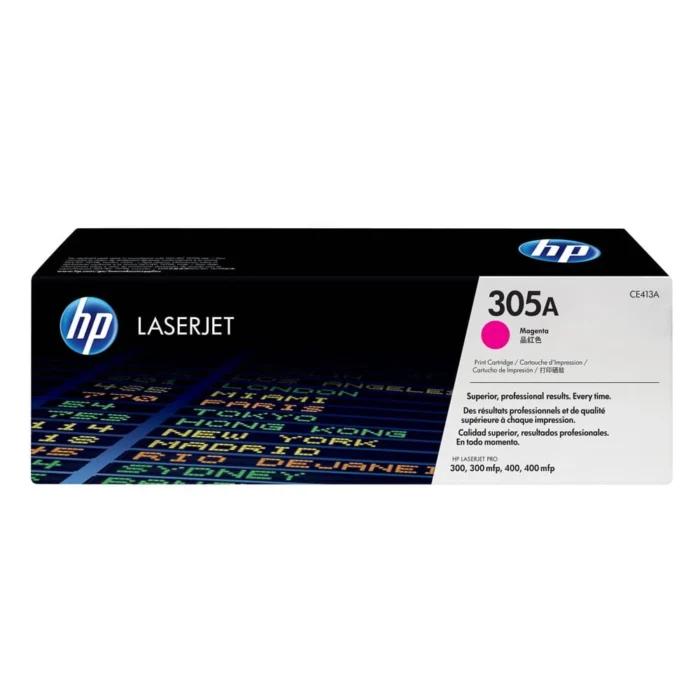 HP 305A Magenta Original Laserjet Toner Cartridge, CE413A