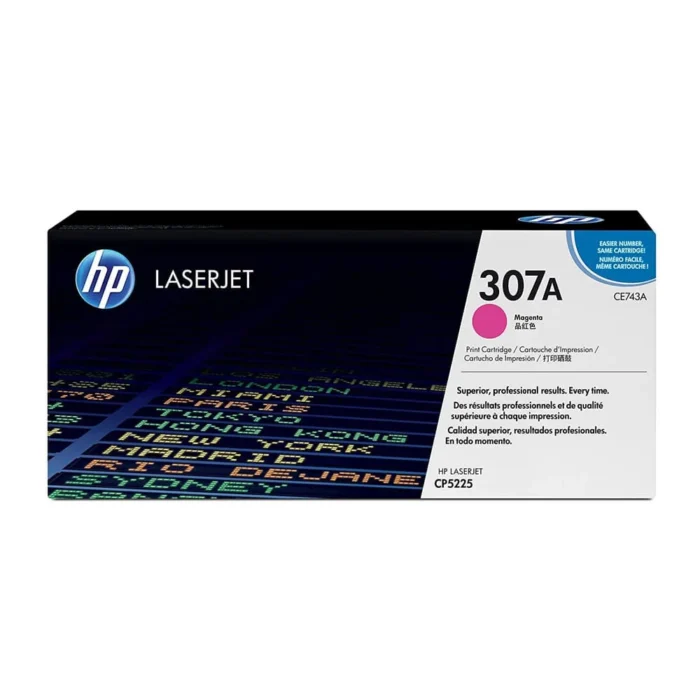 HP 307A Magenta Original LaserJet Toner Cartridge (CE743A)