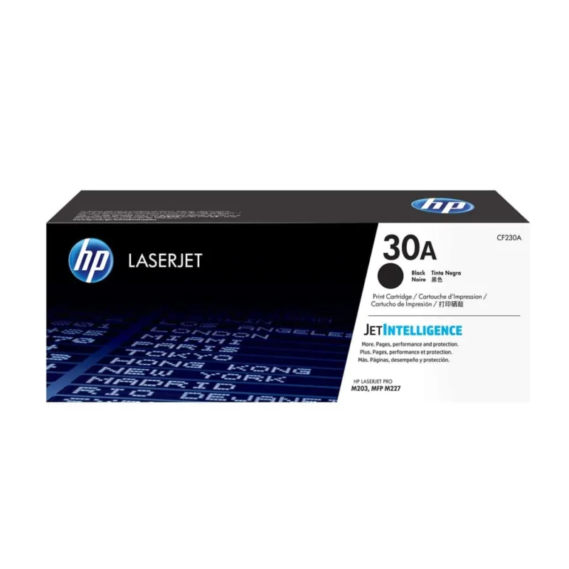 HP 30A Black Original Laserjet Toner Cartridge, CF230A
