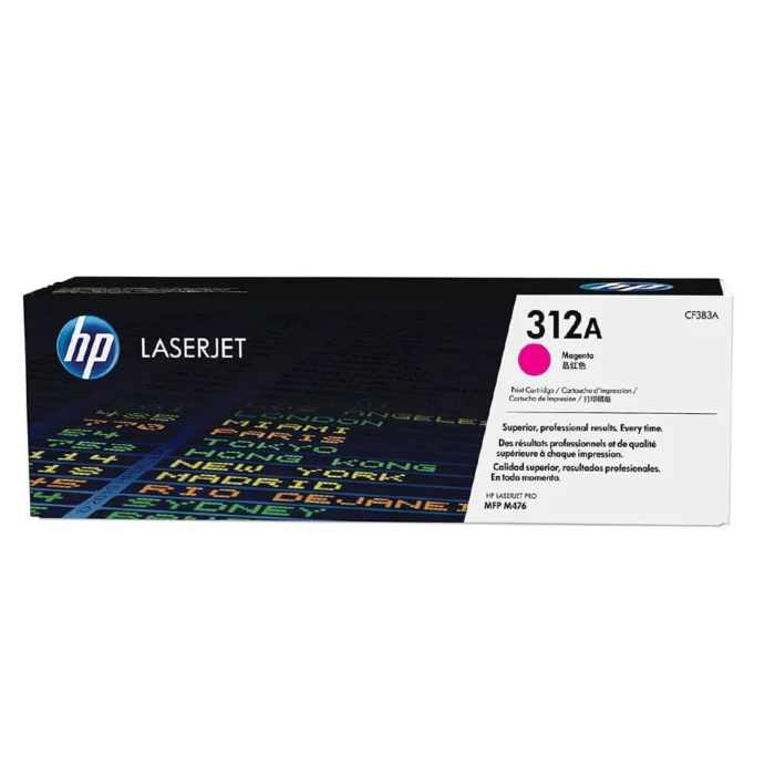 HP 312A Magenta Original Laserjet Toner Cartridge, CF383A