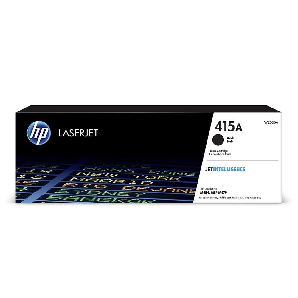 HP 415A Black Original Laserjet Toner Cartridge, W2030A