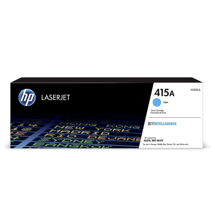 HP 415A Cyan Original Laserjet Toner Cartridge, W2031A