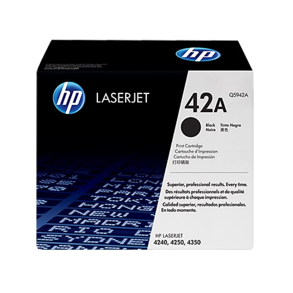 HP 42A Black Original LaserJet Toner Cartridge