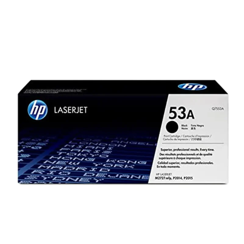 HP 53A Black Original Laserjet Toner Cartridge, Q7553A