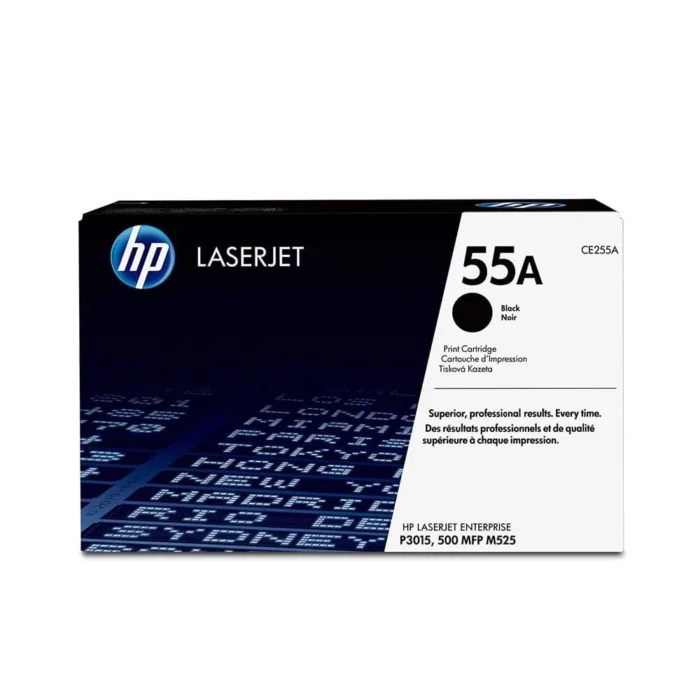 HP 55A Black Original Laserjet Toner Cartridge, CE255A