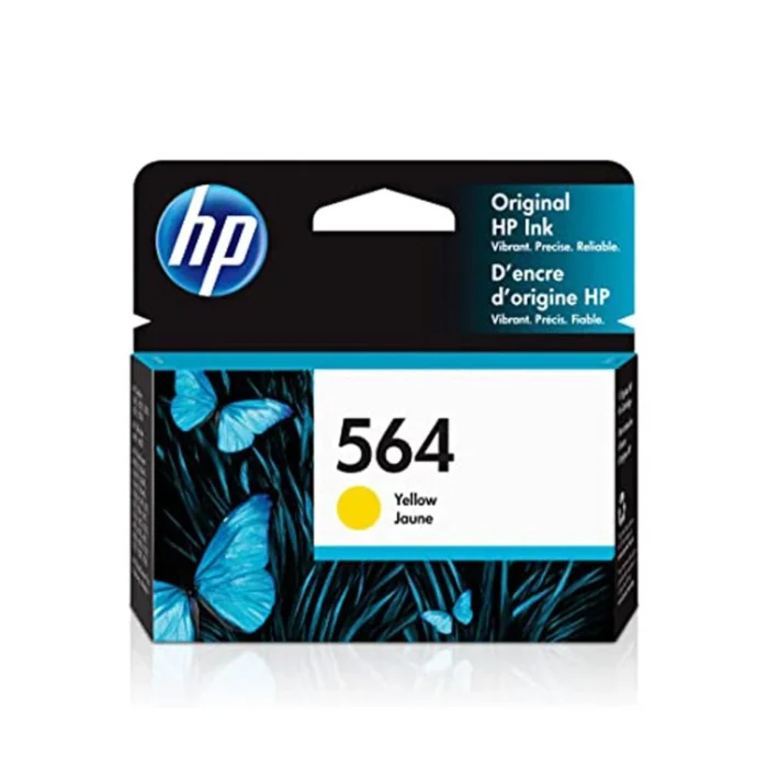 HP 564 Yellow Original Ink Cartridge, CB320WN