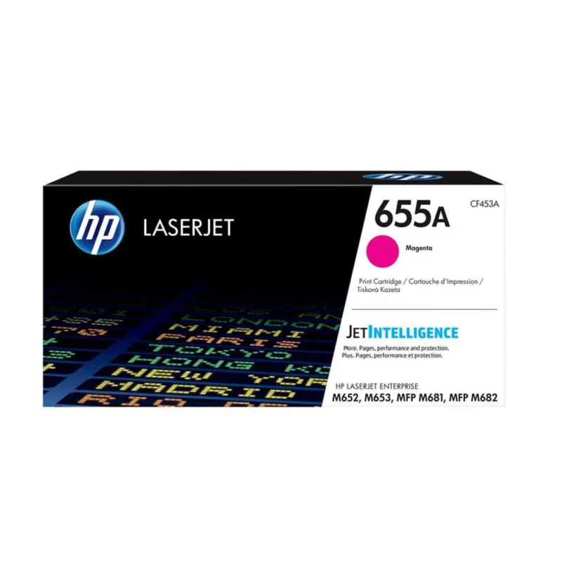 HP 655A Magenta Original LaserJet Toner Cartridge (CF453A)