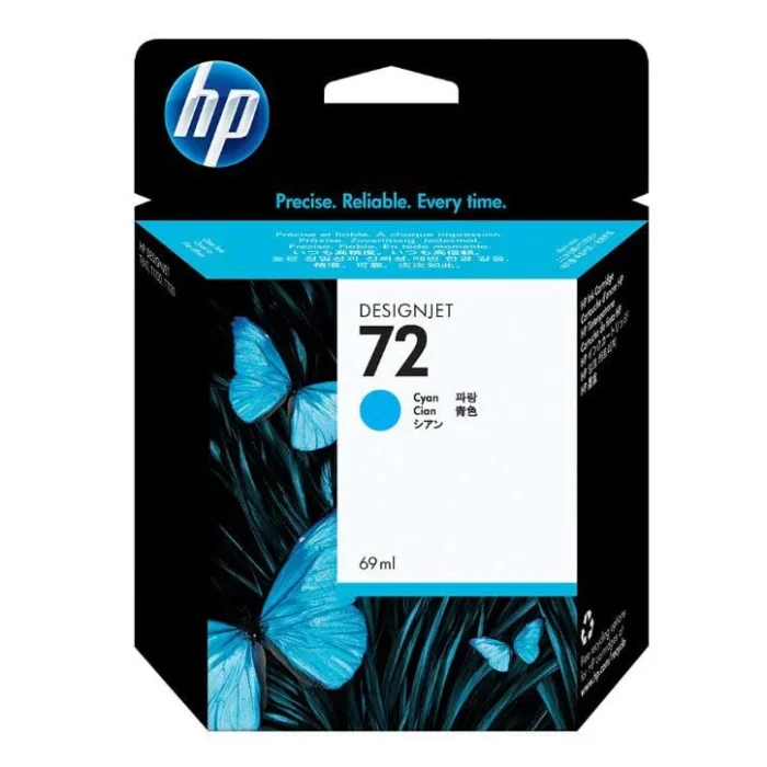HP 72 69-ML Cyan Designjet Original Ink Cartridge, C9398A
