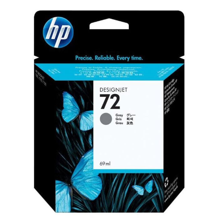 HP 72 69-ML Gray Designjet Original Ink Cartridge, C9401A