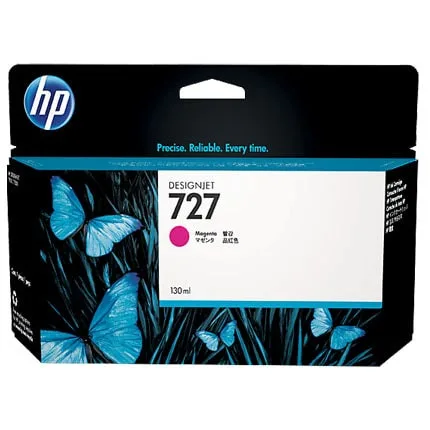 HP 727 130-ML Magenta Designjet Original Ink Cartridge, B3P20A