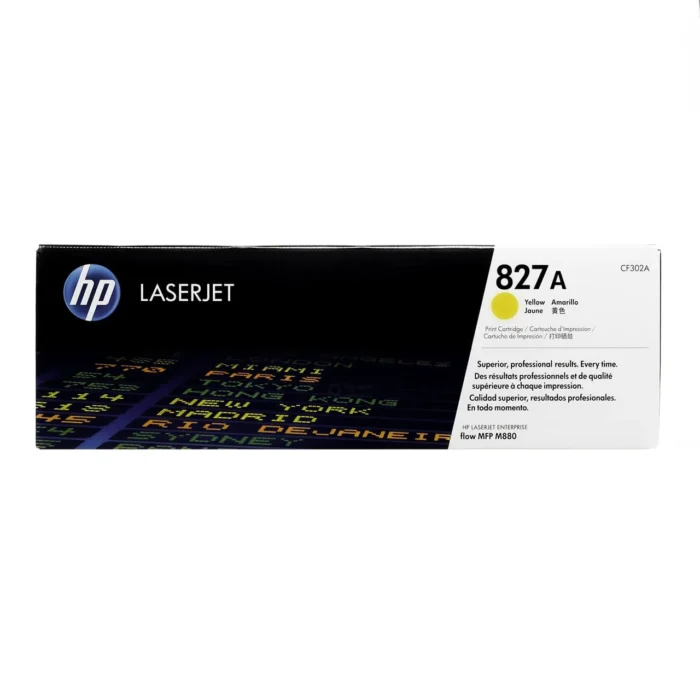 HP 827A Yellow Original LaserJet Toner Cartridge