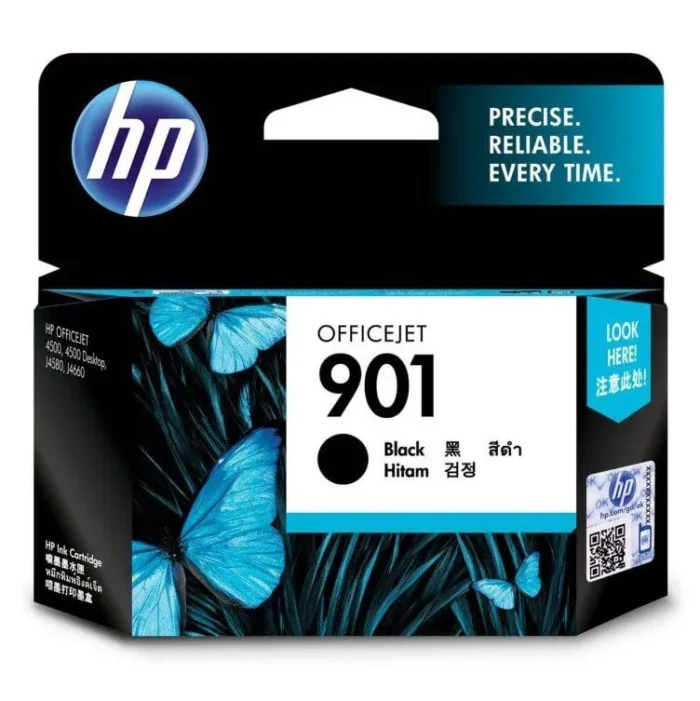 HP 901 Black Original Ink Cartridge, CC653AA