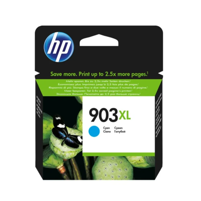 HP 903XL High Yield Cyan Original Ink Cartridge, T6M03AE