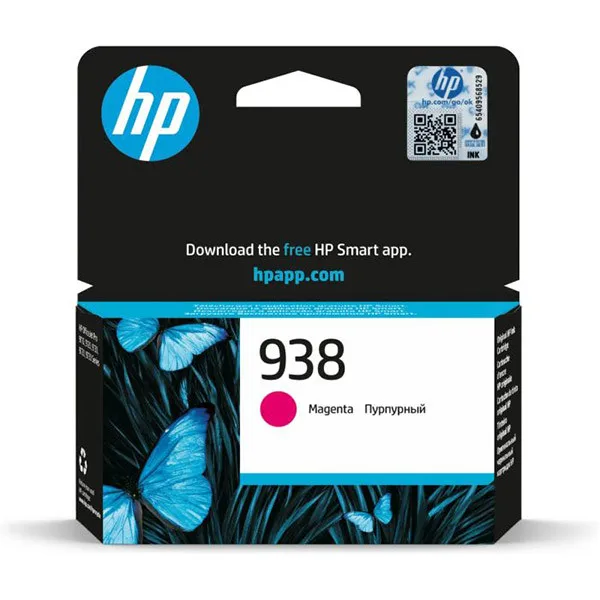 HP 938 Magenta Original Ink Cartridge, 4S6X6PE